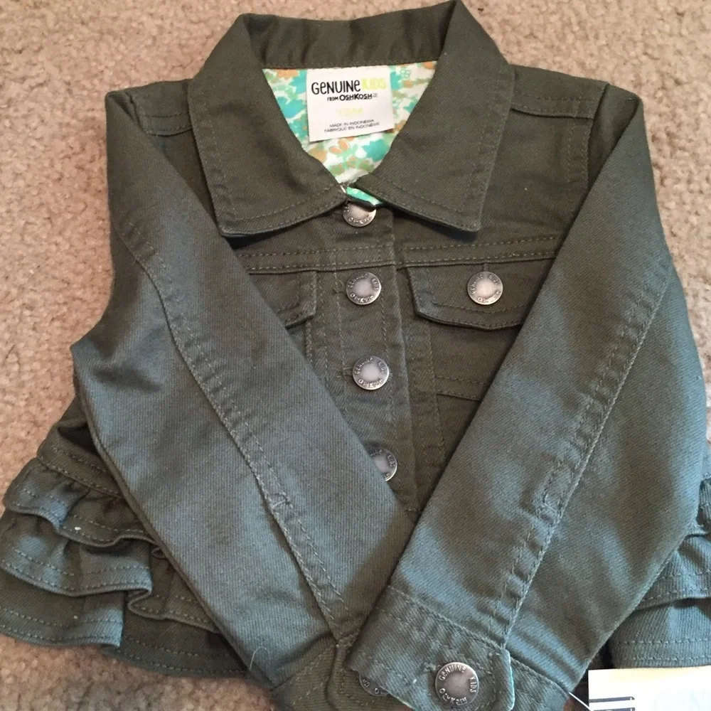 Girls Osh‎ Kosh Jean Jacket Size 12 Months